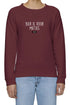 Bier is voor mietjes - Dames Sweatshirt