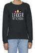 Lekker met de Meiden hoofdjes - Dames Sweatshirt