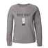 Blushing koffie addict to go - Dames Sweatshirt
